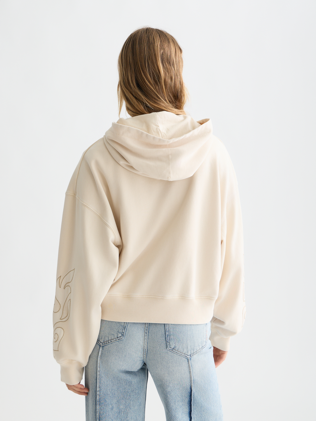 Washed artwork hoodie