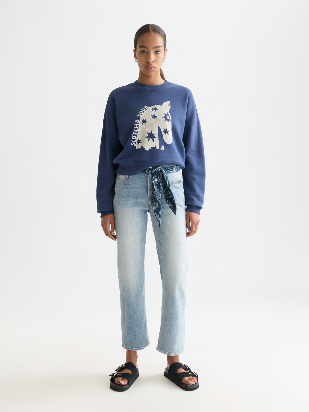 Artwork relaxed-fit sweatshirt