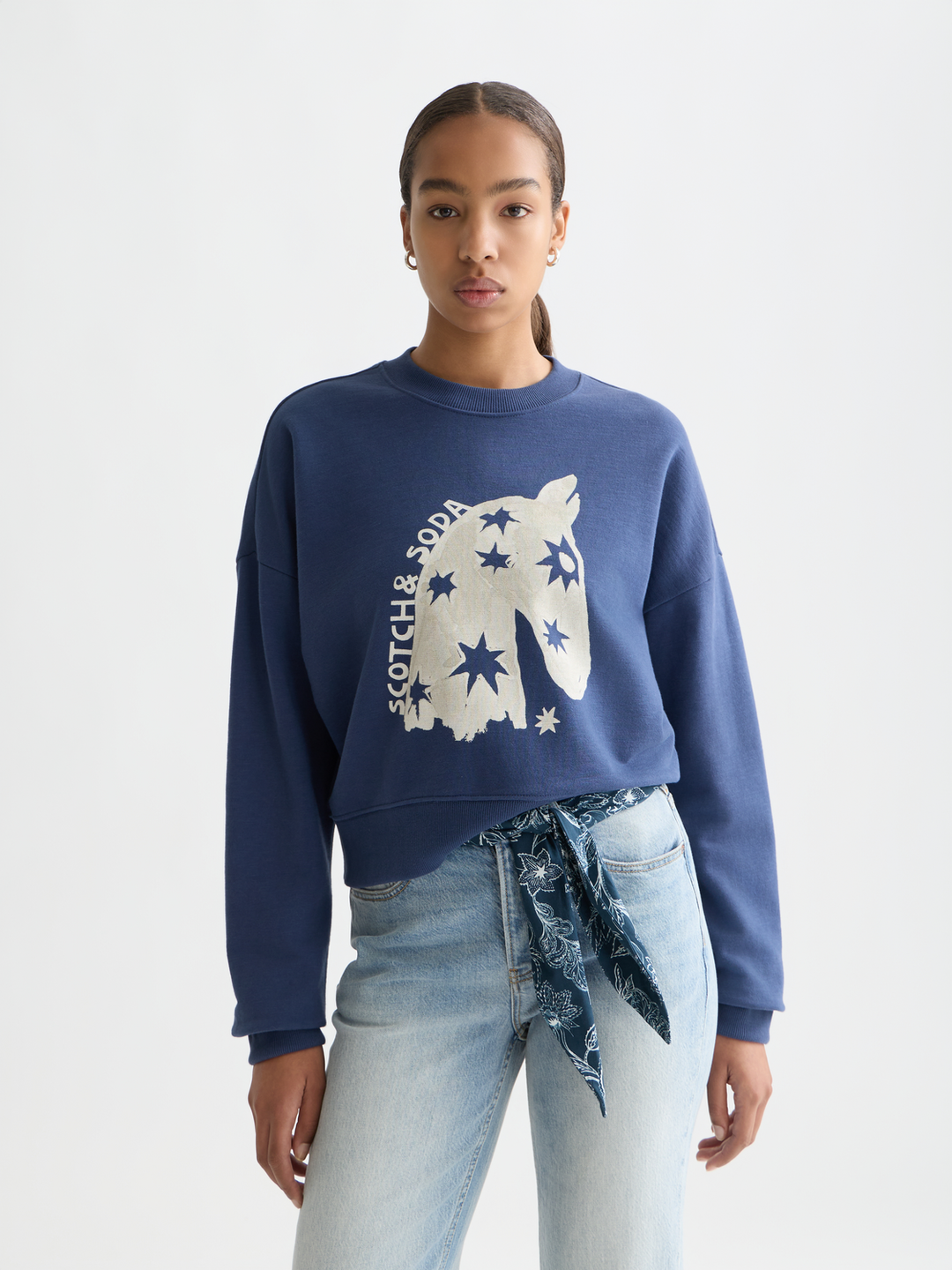 Artwork relaxed-fit sweatshirt