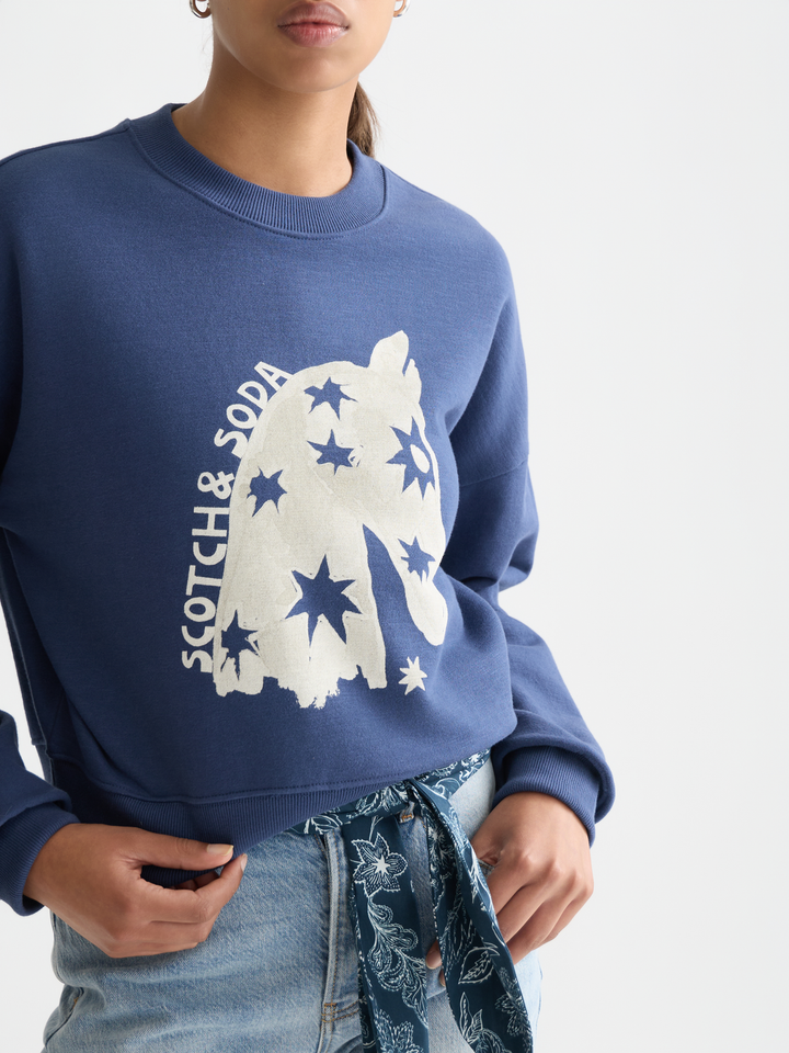 Artwork relaxed-fit sweatshirt
