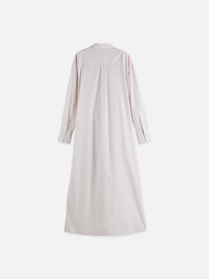 Relaxed Tie Shirt Dress