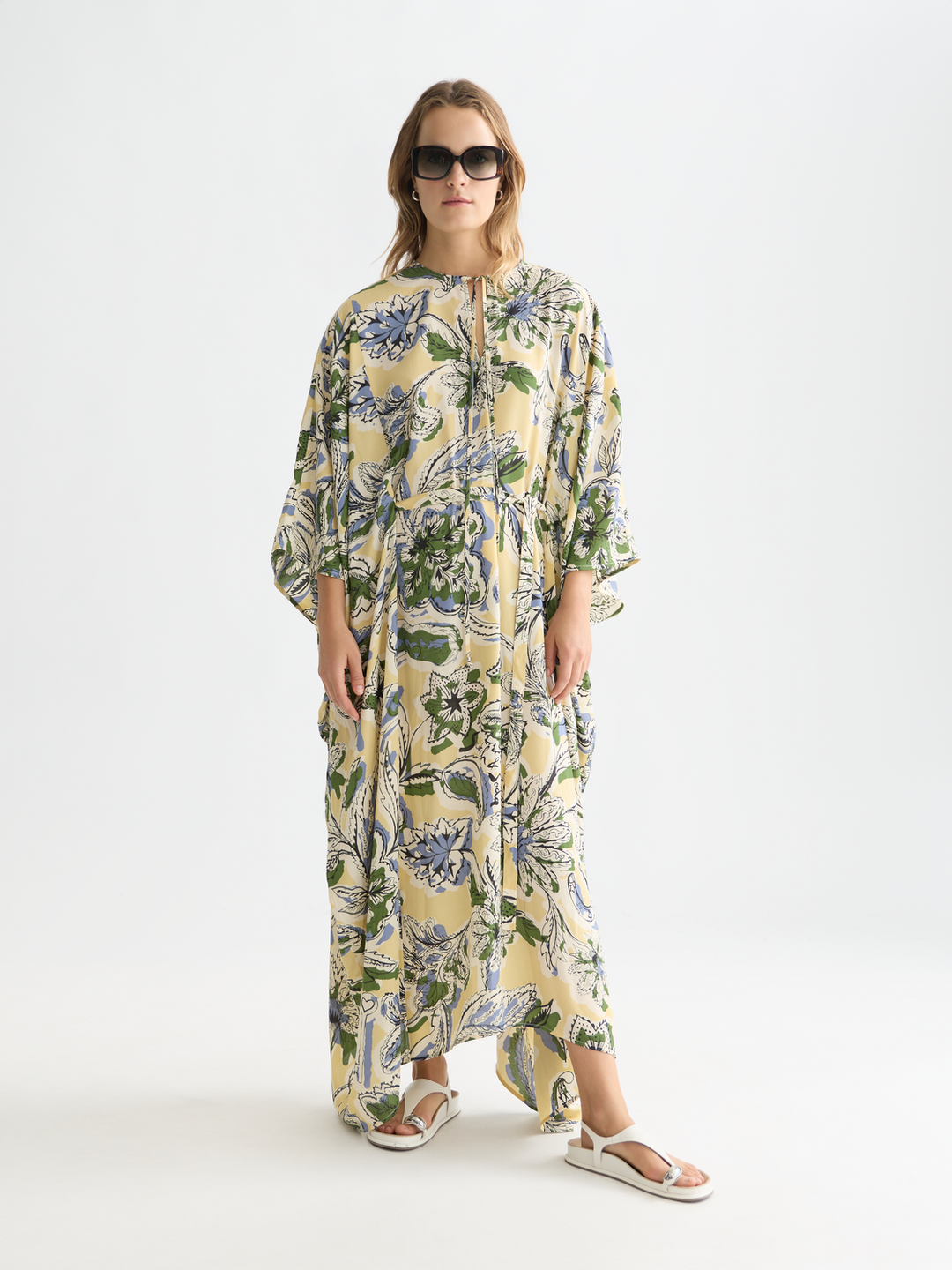 Printed maxi kaftan