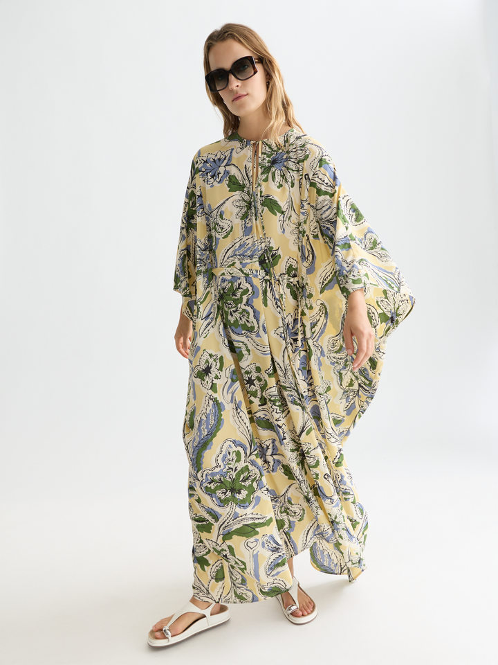 Printed maxi kaftan