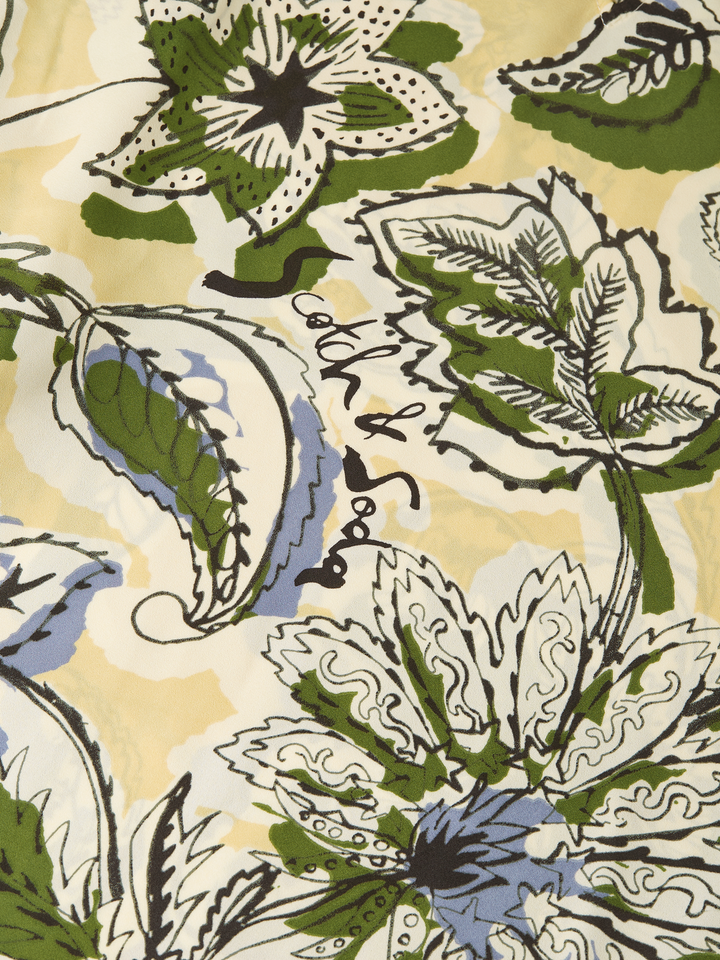 Printed maxi kaftan