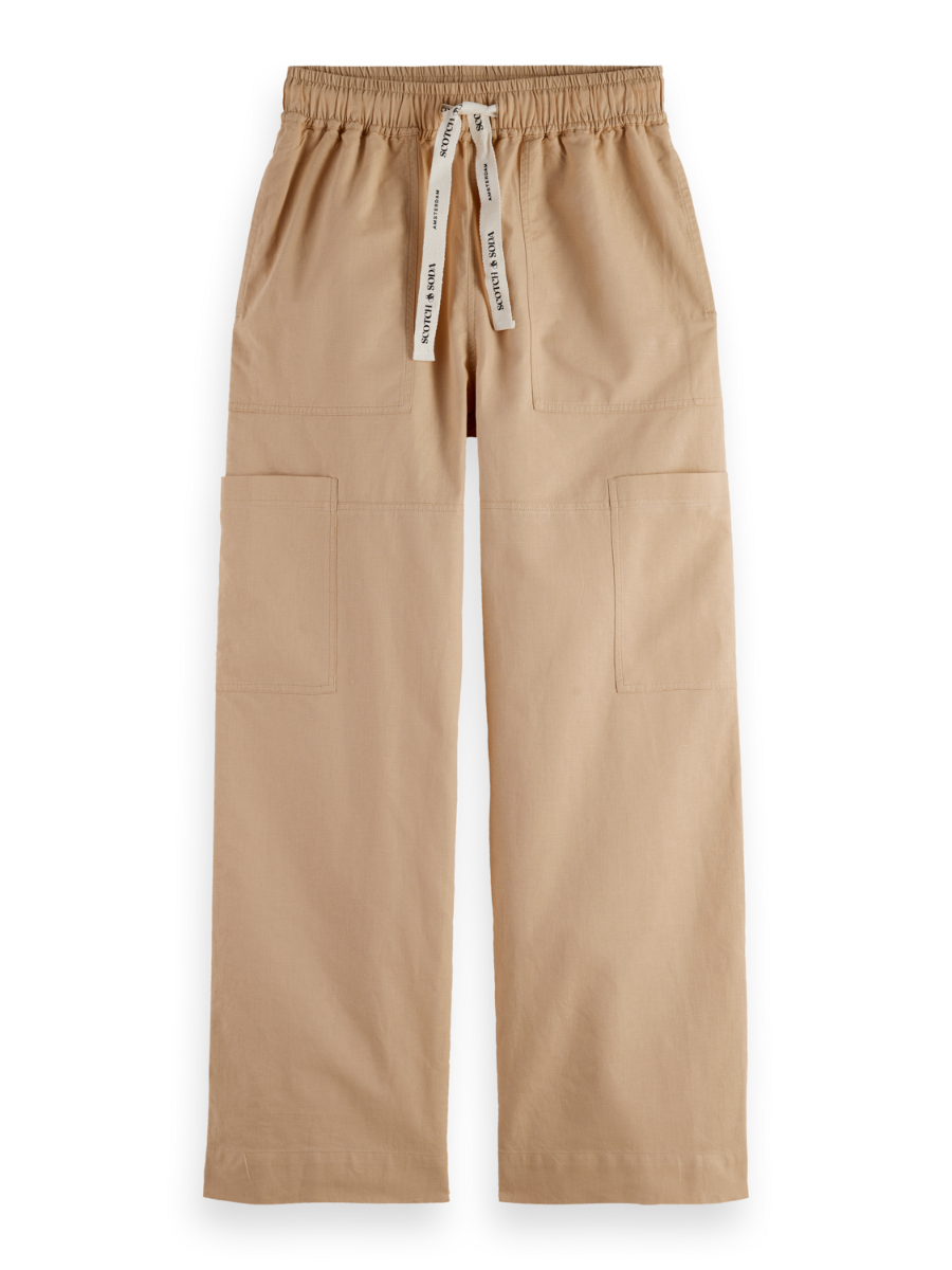 Noa high-rise wide-leg pull on cargo pant