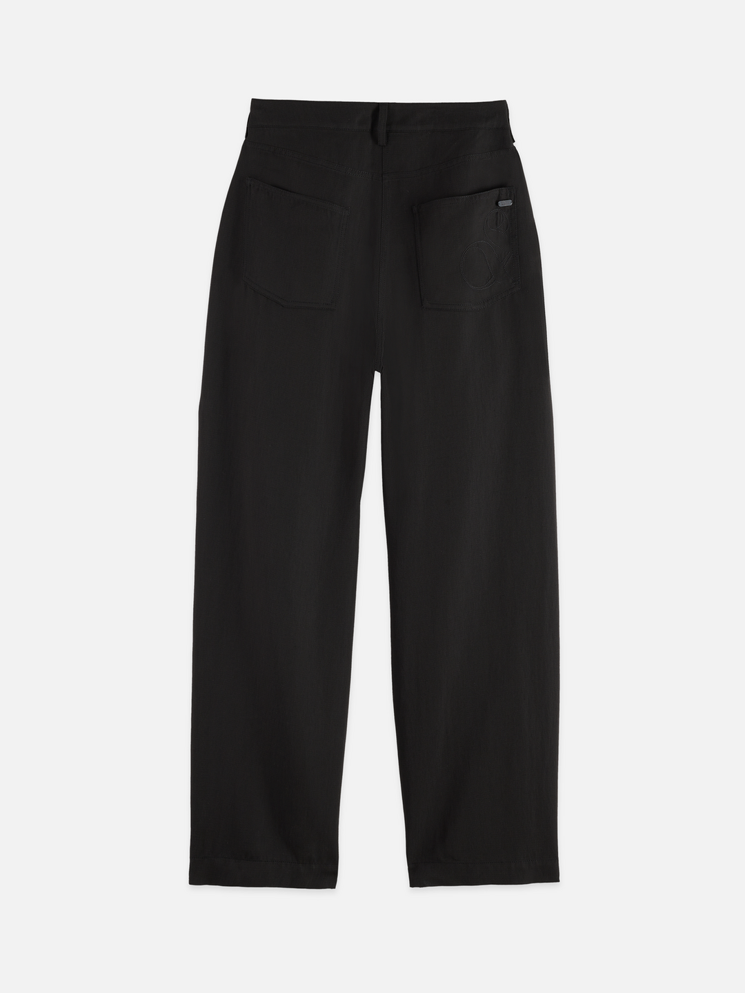 Lotus - High Rise Barrel Leg Twill Pants