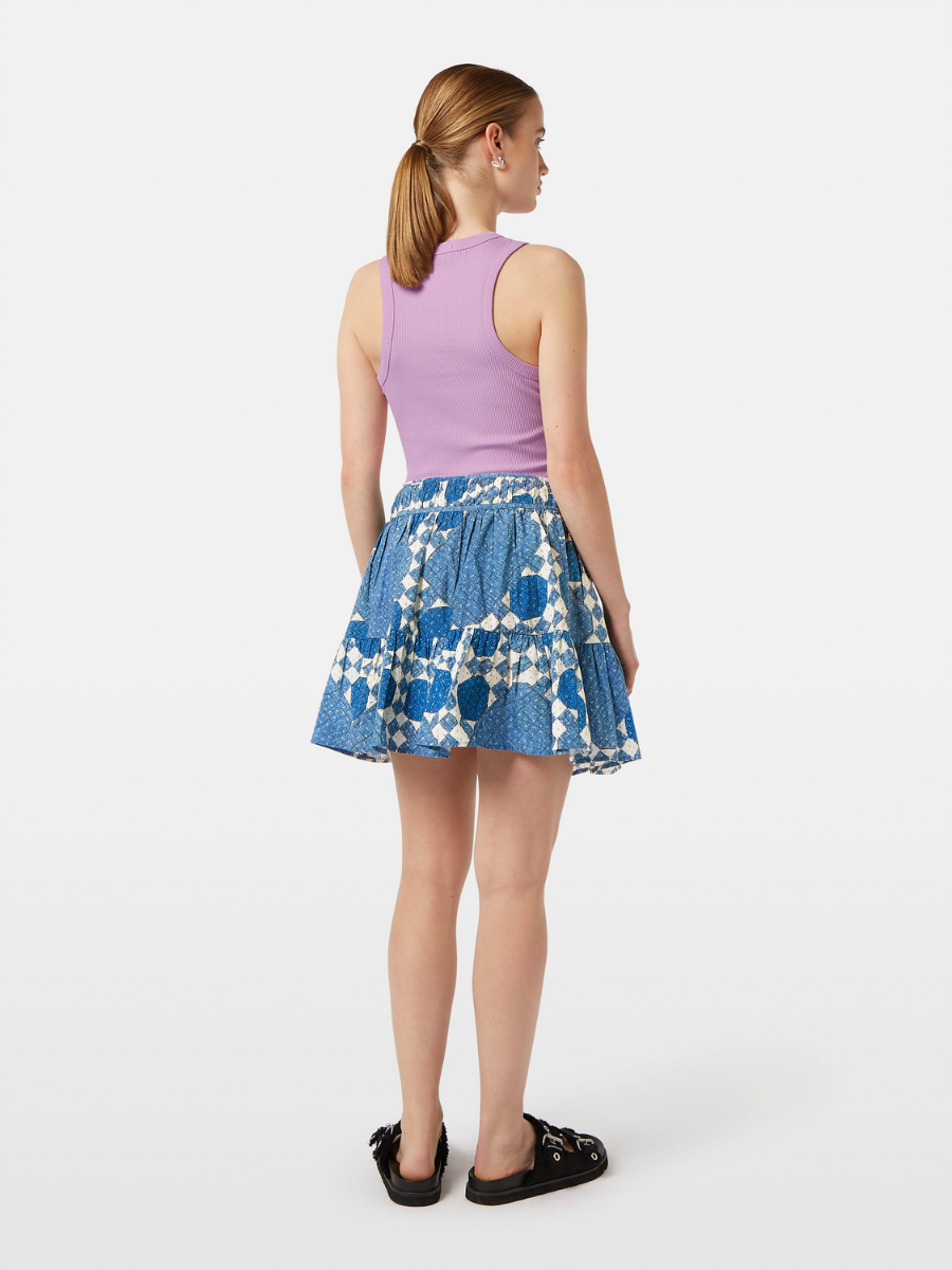 

Rib racer tank, Light iris pink