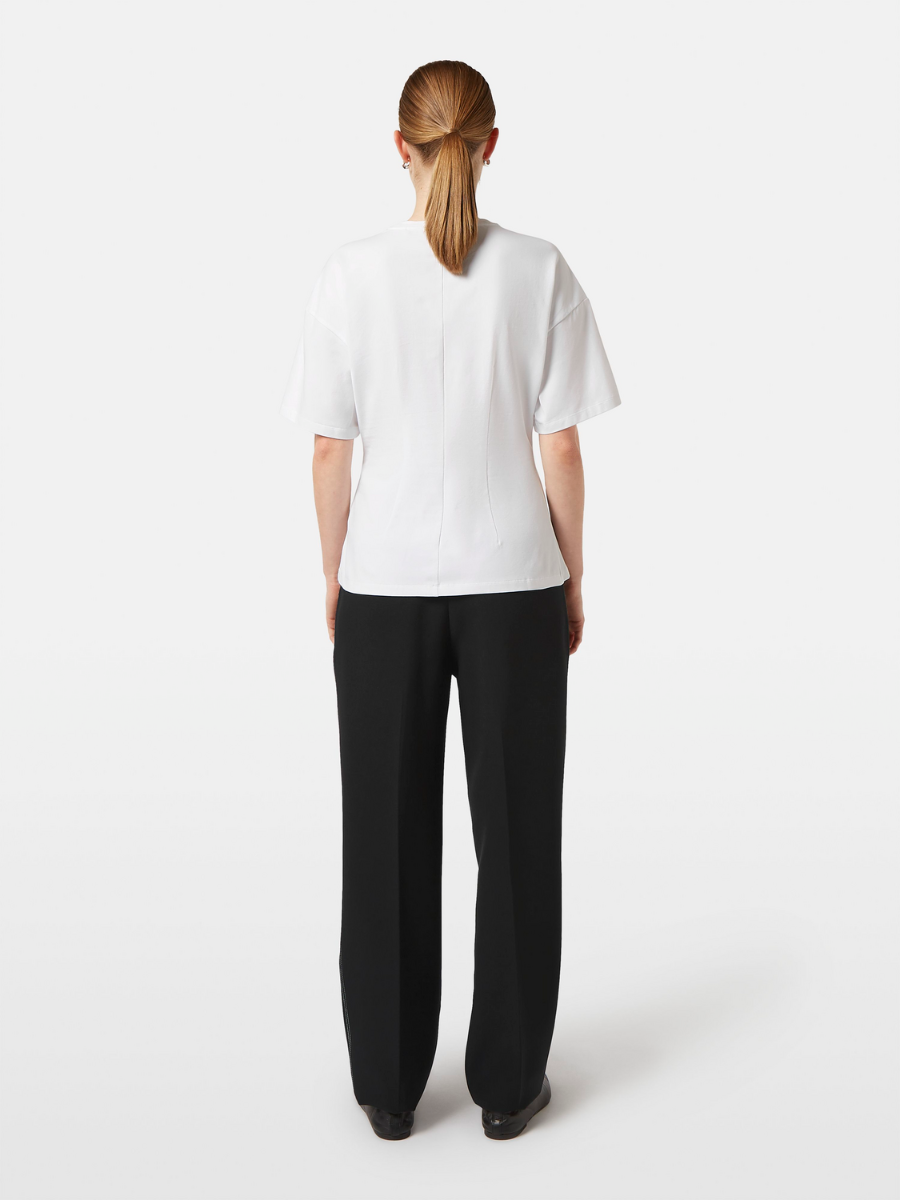 

Waisted t-shirt, White