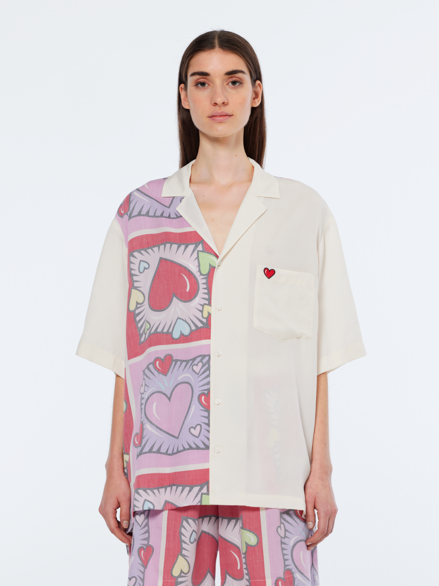 

Burton Morris Shirt, Burton morris heart print