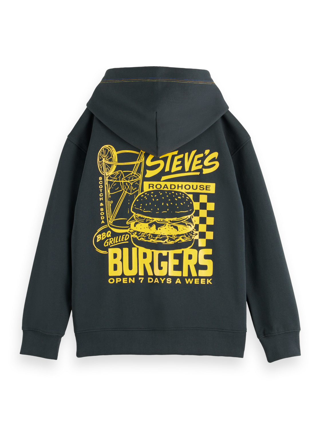 

Oversized Artwork Zip Through Hoodie, Vinyl