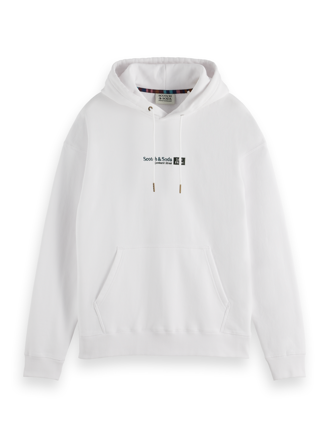 

Relaxed Fit Artwork Hoodie, Bright white