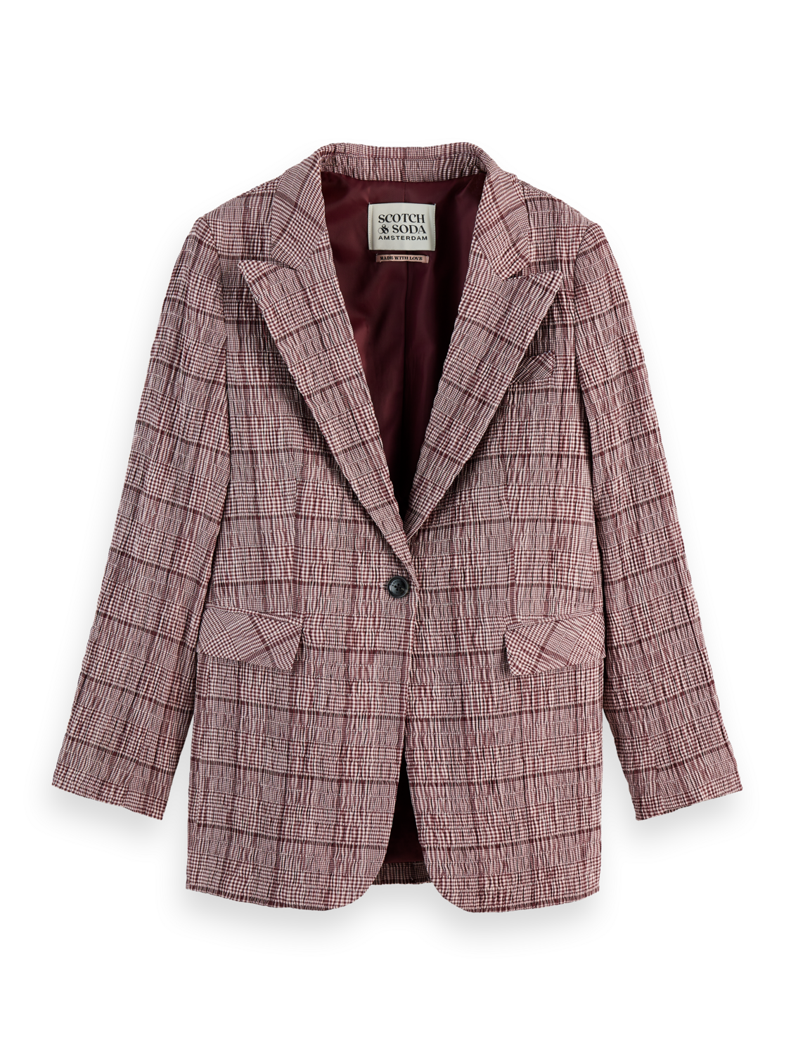 

Prince of wales seersucker blazer, Prince of wales check