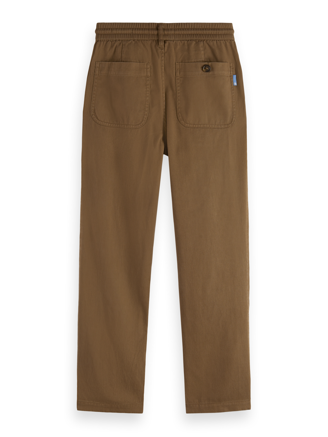 

Loose-tapered fabric dyed worker pants, Golden brown