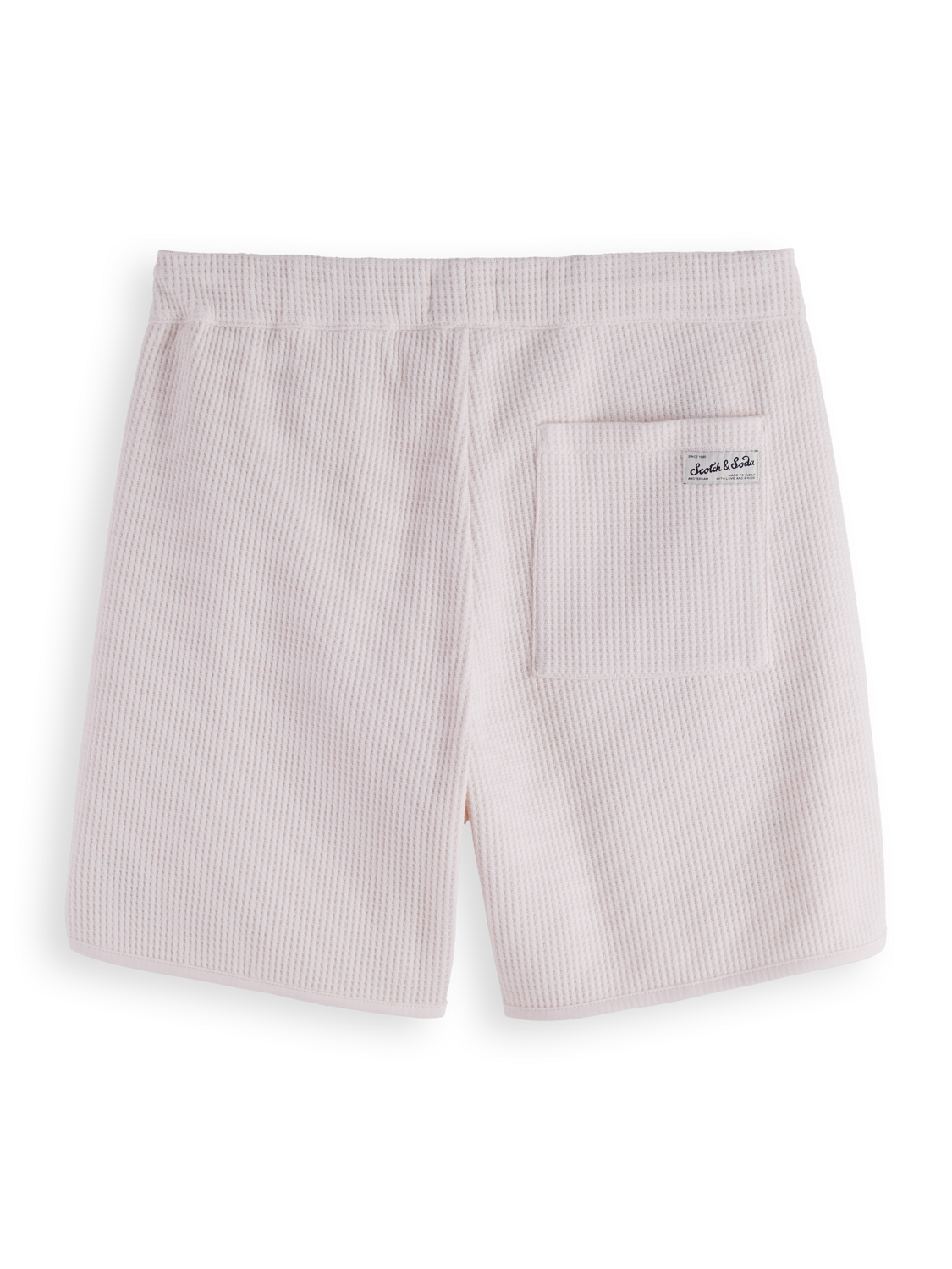 

Sporty waffle relaxed fit bermuda short, Swan