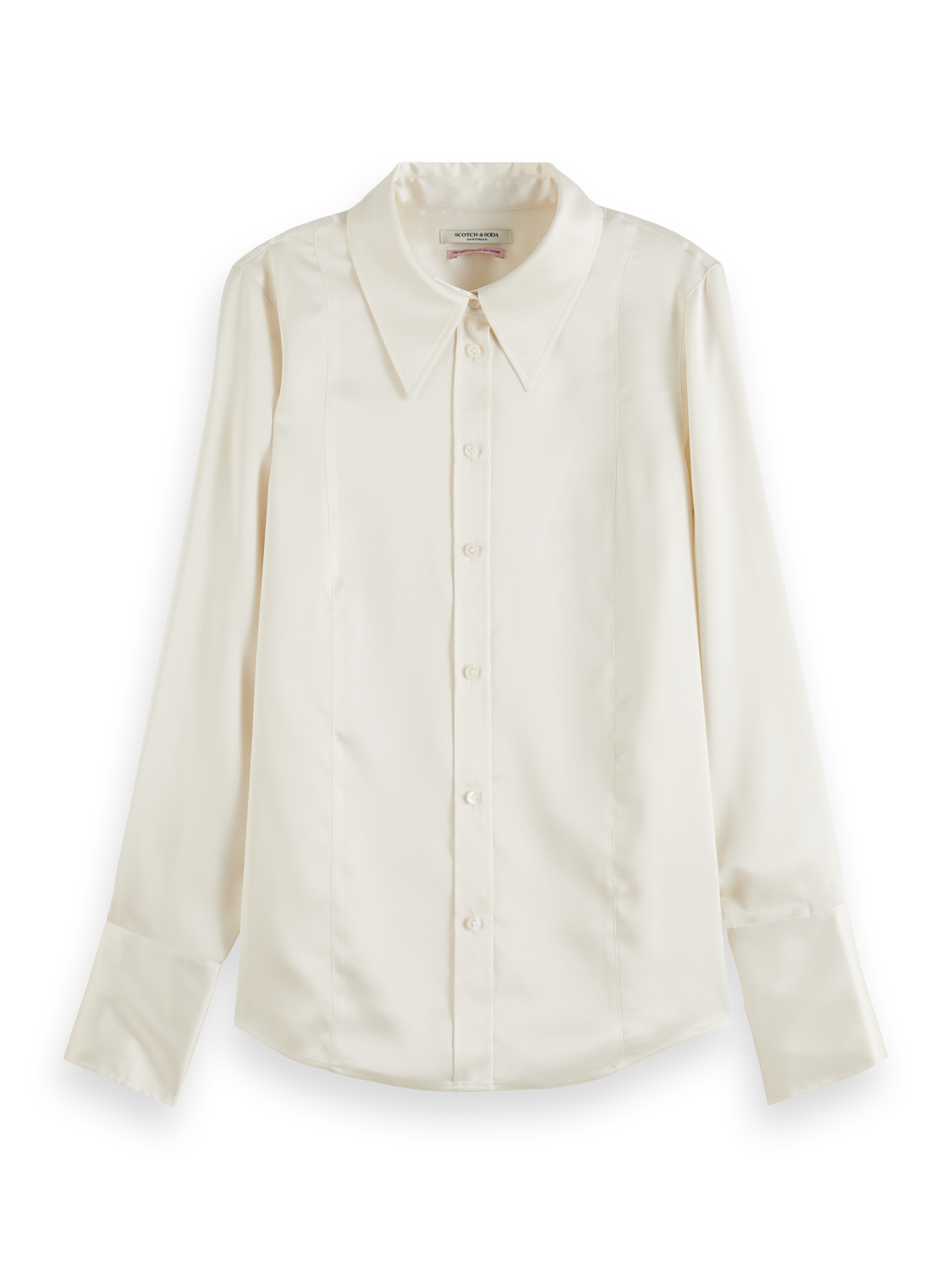 

Core Satin Shirt, Off white