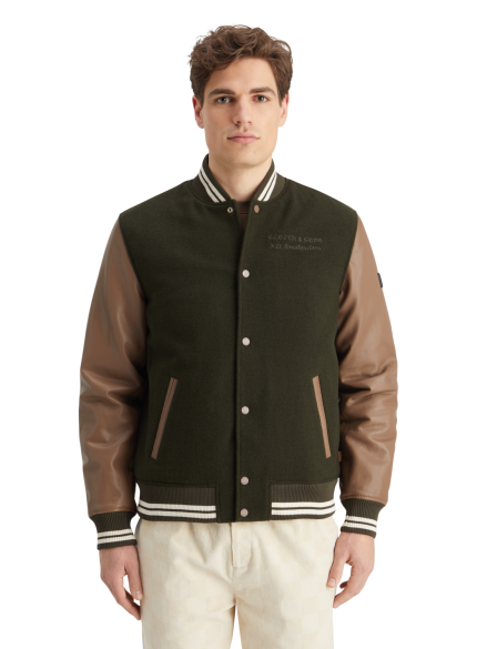 Scotch and soda baseball jacket outlet